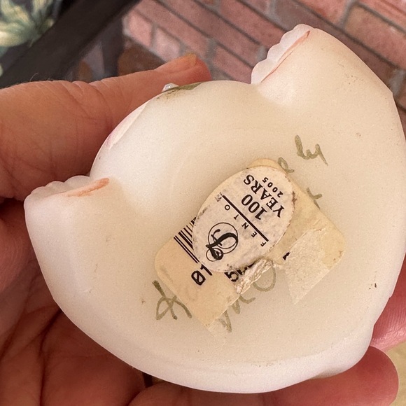 Fenton Glass Hand Painted Hippo - Picture 7 of 9